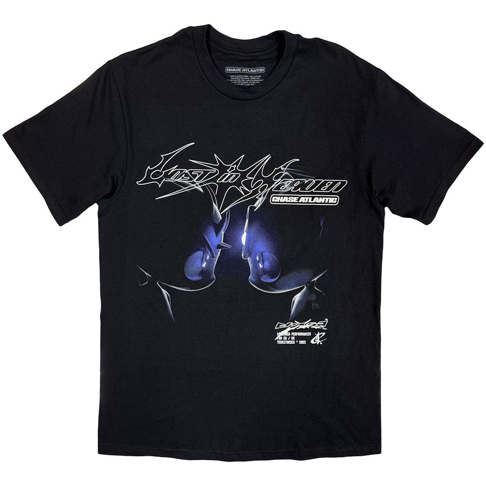 Chase Atlantic - HeadToHead European Tour '25 Heren Tshirt - Zwart